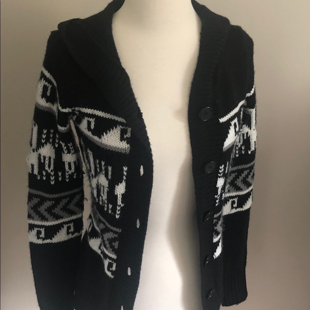 Rue 21 cardigan with hood. 100 % acrylic Size S